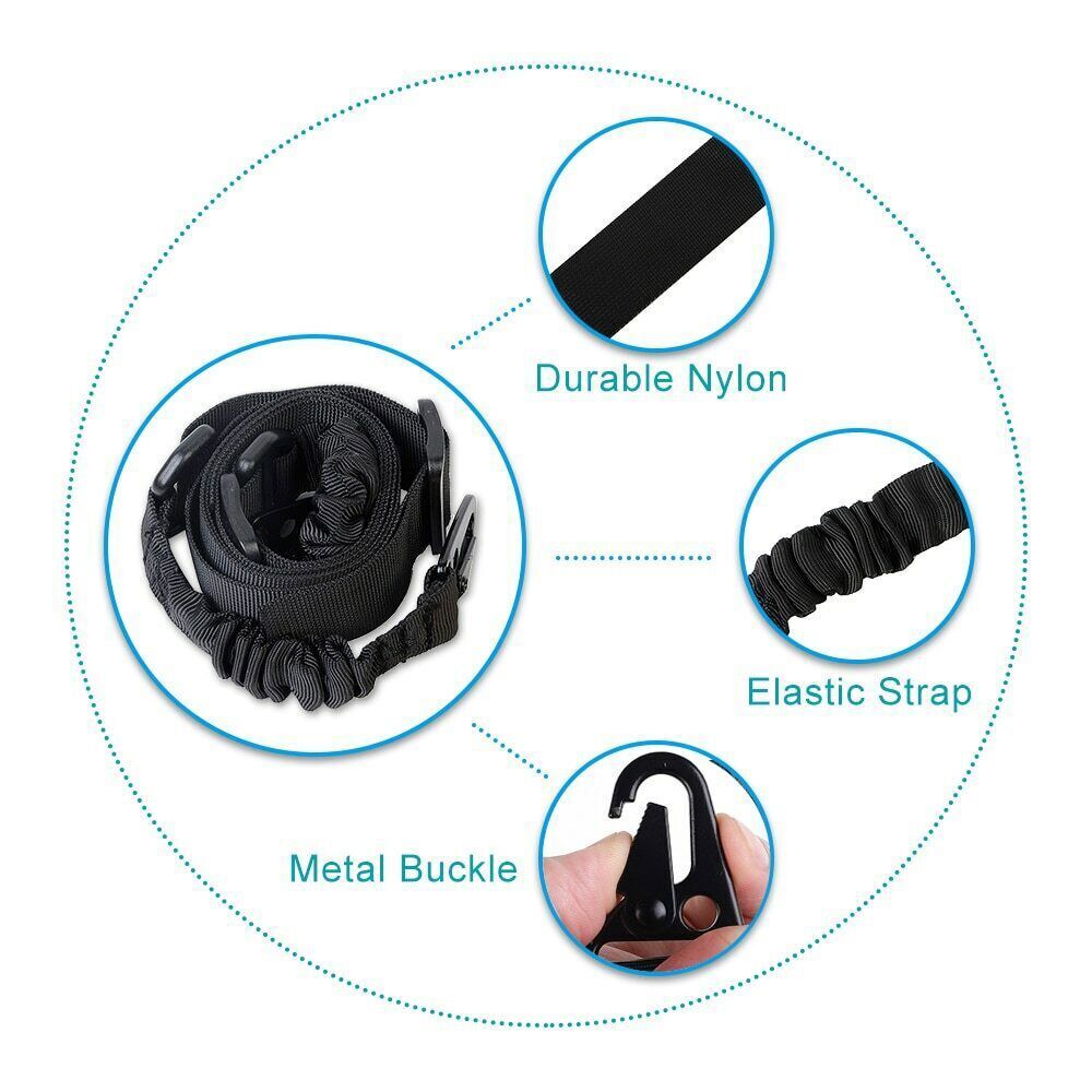 Two Point Sling Strap Rifle Gun Sling + 2pcs Push Button QD Quick Release Mount