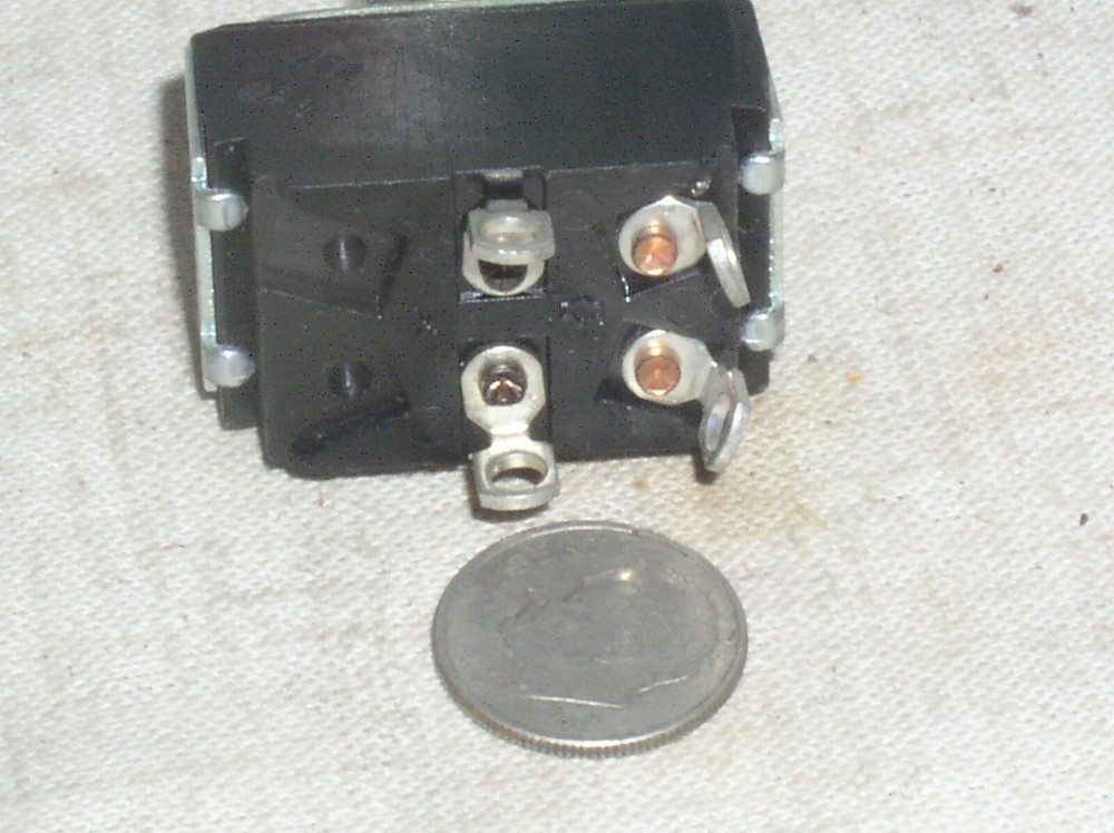 1 DPST ON-OFF 15A 3/4HP PANEL MOUNT FULL SIZE TOGGLE POWER SWITCH 2 POLE USA