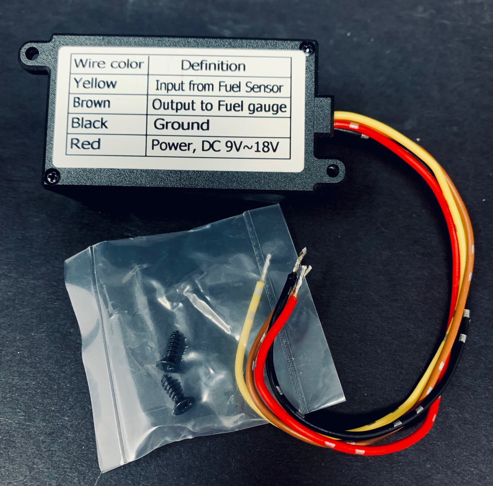 Fuel Sender To Gauge Converter Module Ohm Adjust To any Sender To Gauge
