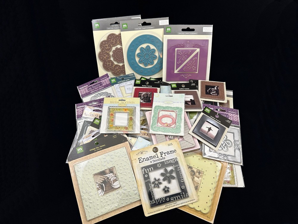 Scrapbooking Frames Embellishment Lot