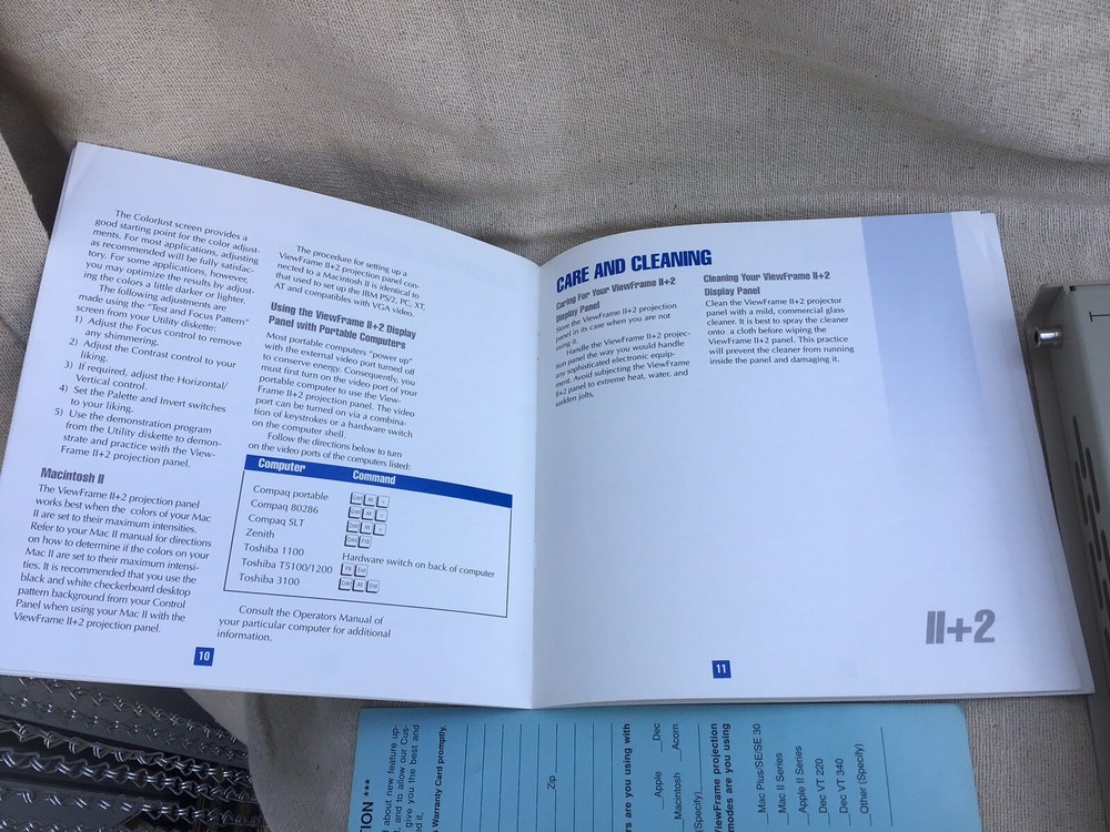 NVIEW VIEW FRAME ll +2 VISUAL PRESENTATION PROJECTION.