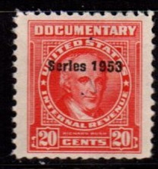 #R627 20c Documentary 1953 - MNH