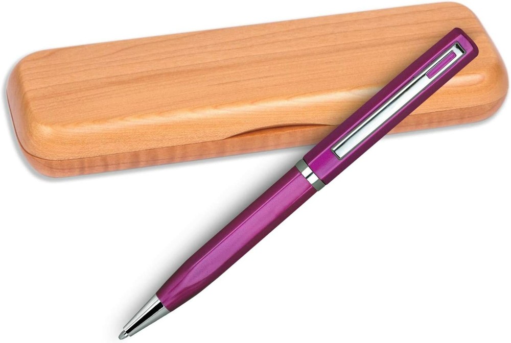 Elica Ball Pen – Purple with Single Gift Box Maple