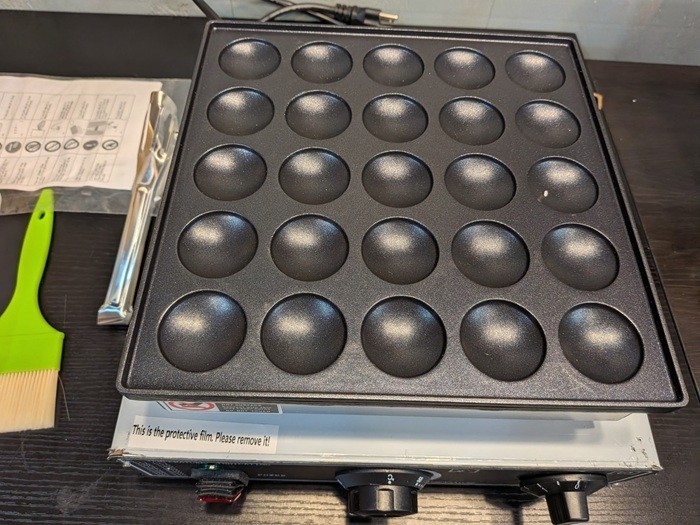 Mini Pancake Maker Makes 25pcs, Dutch Pancake Baker Maker Poffertjes