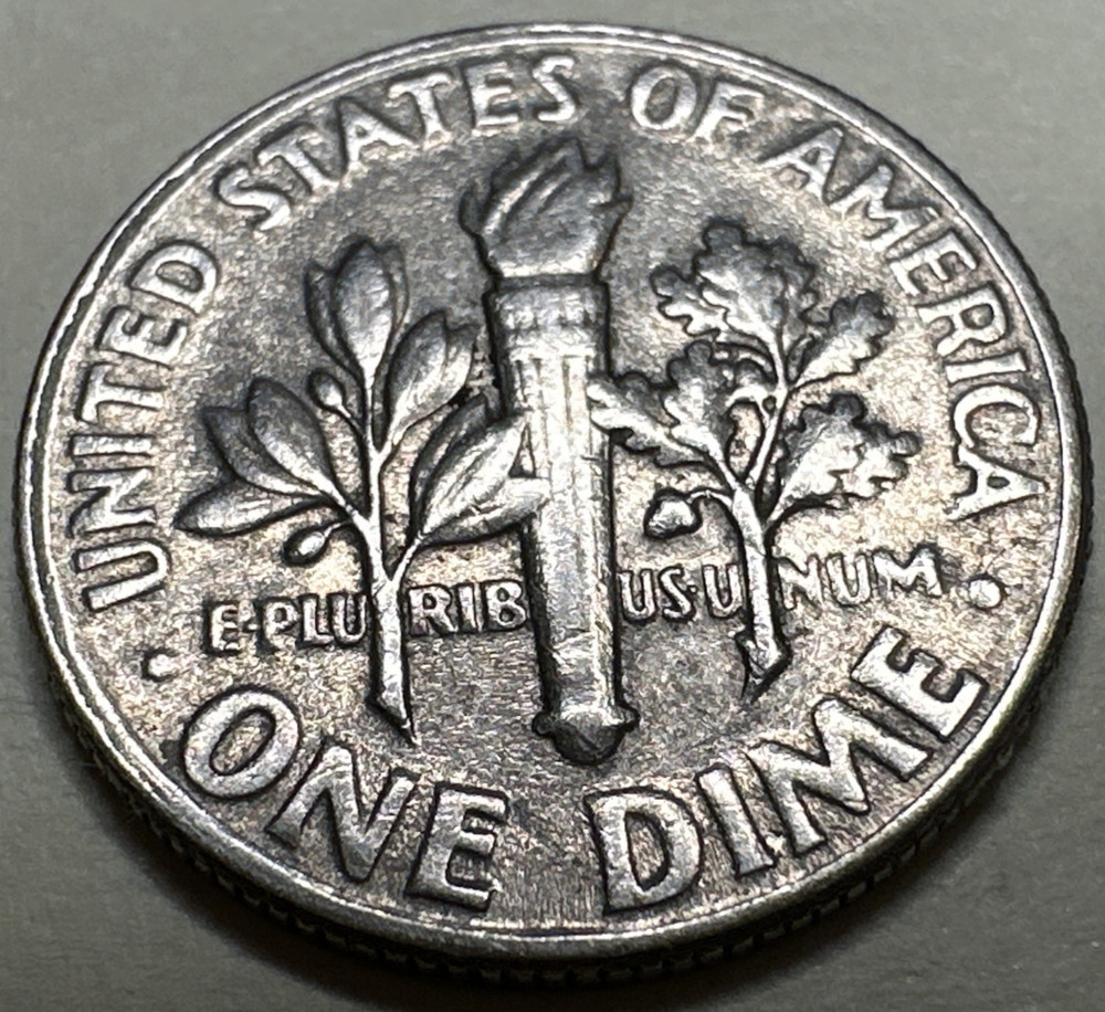 1971 D Roosevelt Dime 10C 2494X