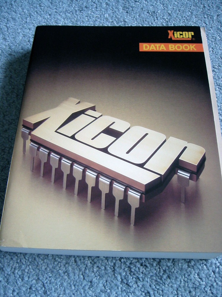 Xicor Semiconductor Data Book and Reference Guide - NOVRAM, EEPROM etc - 1988