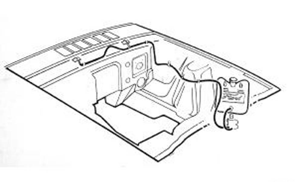 NEW! 1966 Ford Mustang Windshield Washer Kit Bag, Pump, Hoses, Nozzles, Bracket