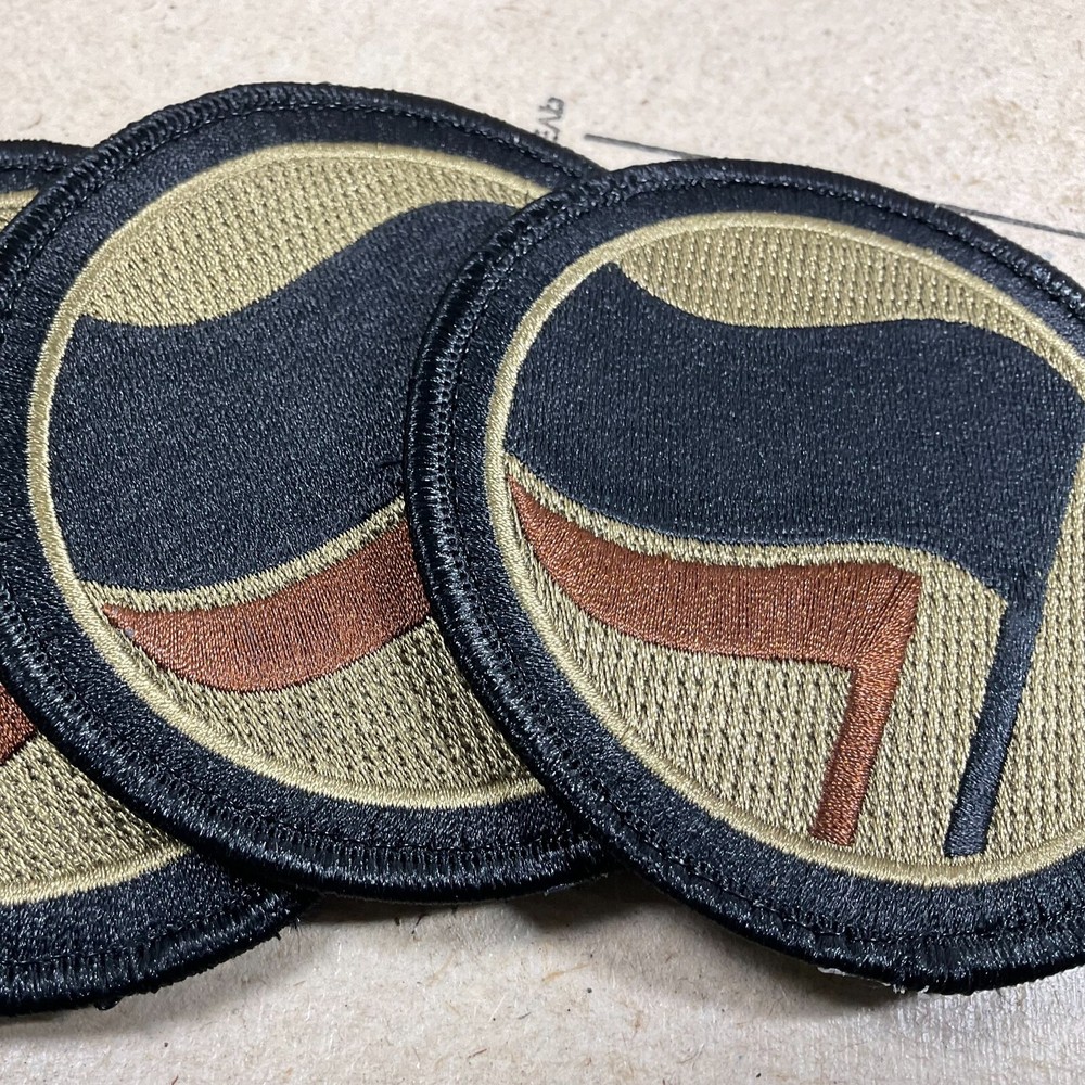 Anti-fascist Action OCP Embroidered Patch | Black On Red
