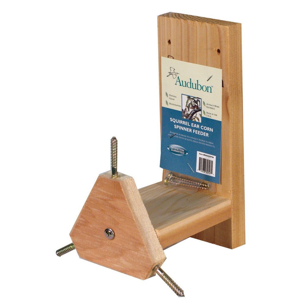NASQSPIN Audubon Squirrel 3 Ears Corn Holder,Beige