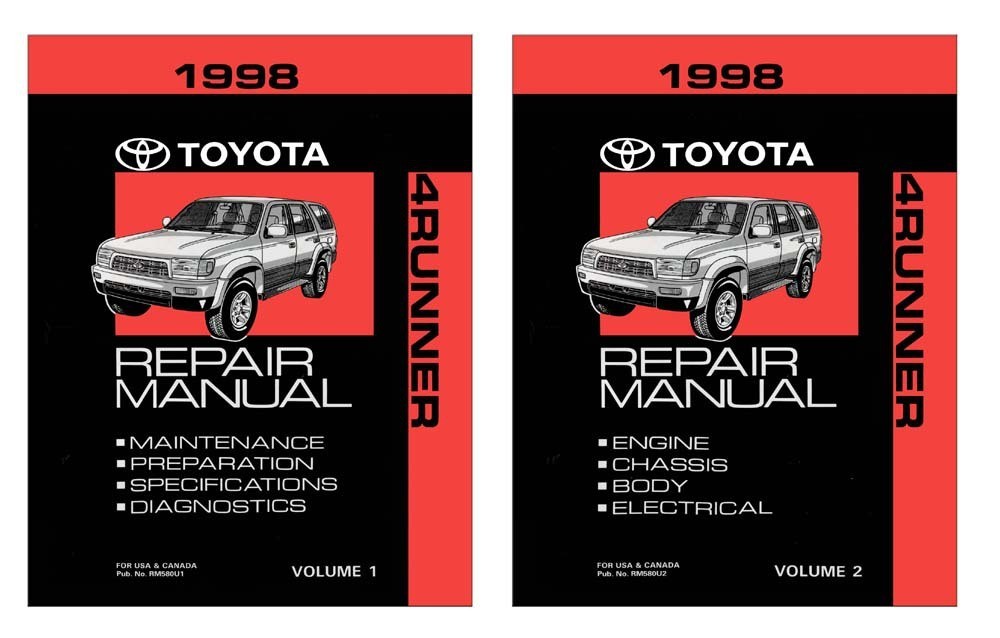 1998 Toyota 4-Runner Factory Shop Service Manual