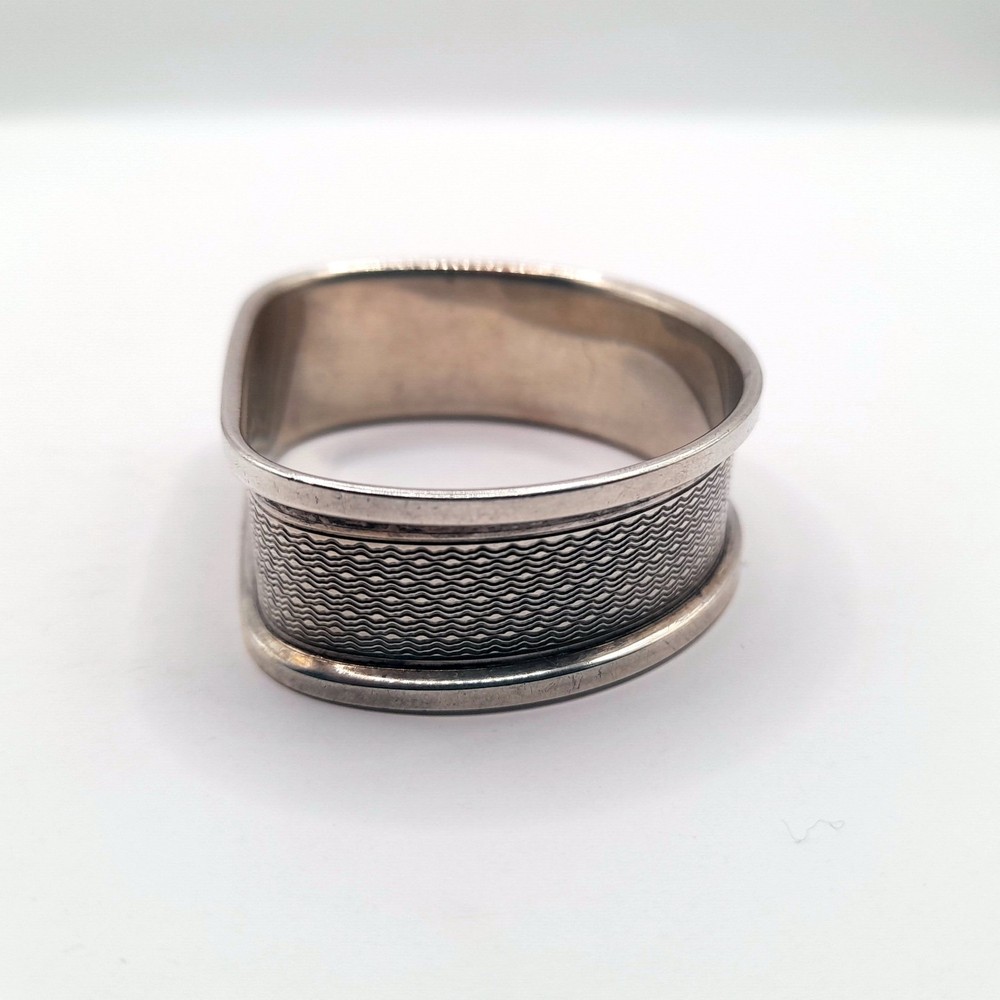 Silver Antique Napkin Ring solid silver British Hallmarked Birmingham 19th c