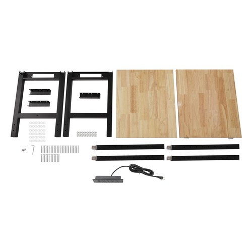 Workbench Heavy-Duty Work Table Freestanding Rectangular Work Bench Adjustable