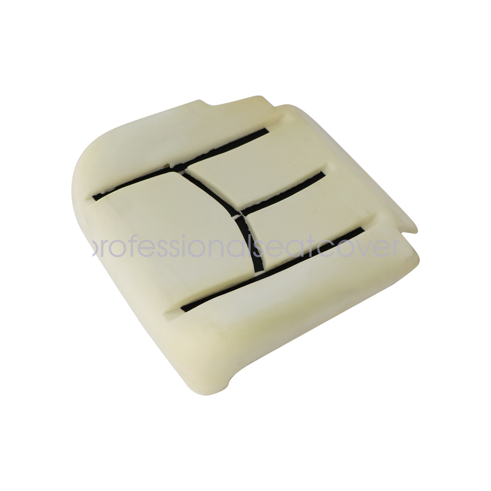 Front Leather Seat Cover & Foam Cushion For 2003-2006 Chevy Silverado Dark Gray