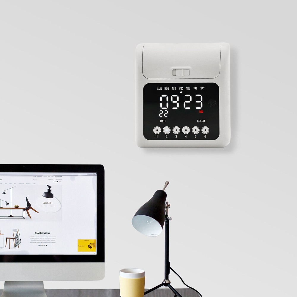 Calculating Time Clock Bundle Attendance Punch Time Clock Employee+50 Cards