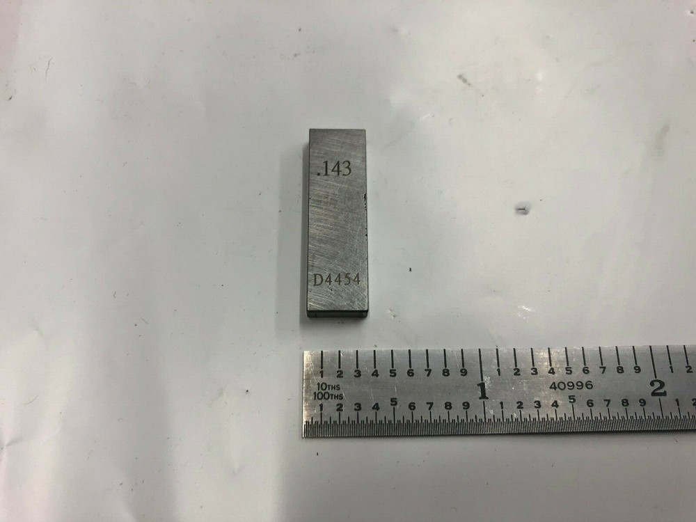 .143 Rectangle Steel Gage Block.