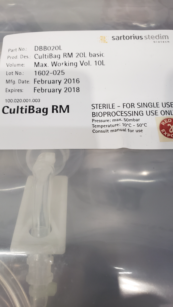 Sartorius Stedim DBB020L Cultibag RM 20L Basic
