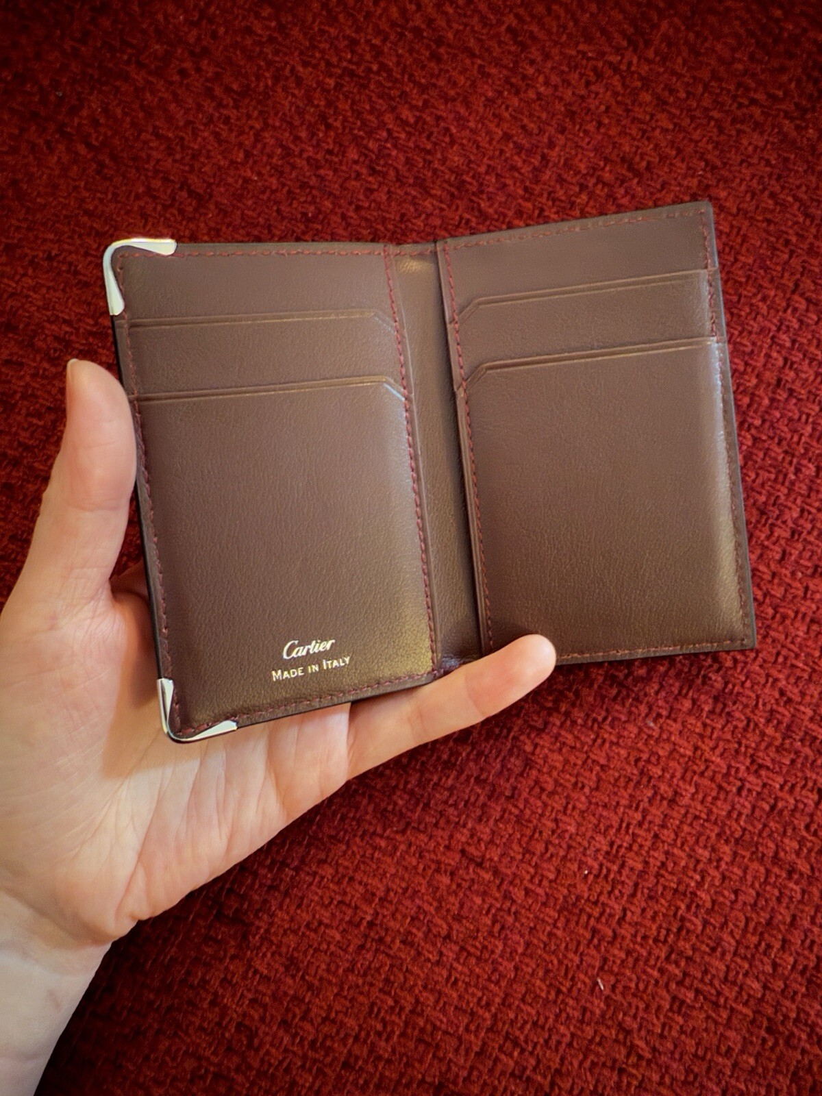 Cartier Black Calfskin Cardholder - New in Box | Collectible Promotion AD Gift