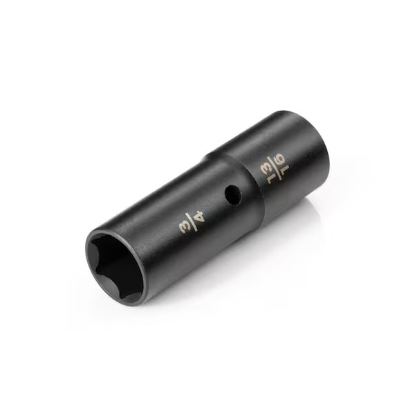 1/2 In. Drive 3/4 X 13/16 In. Thin Wall Impact Flip Socket