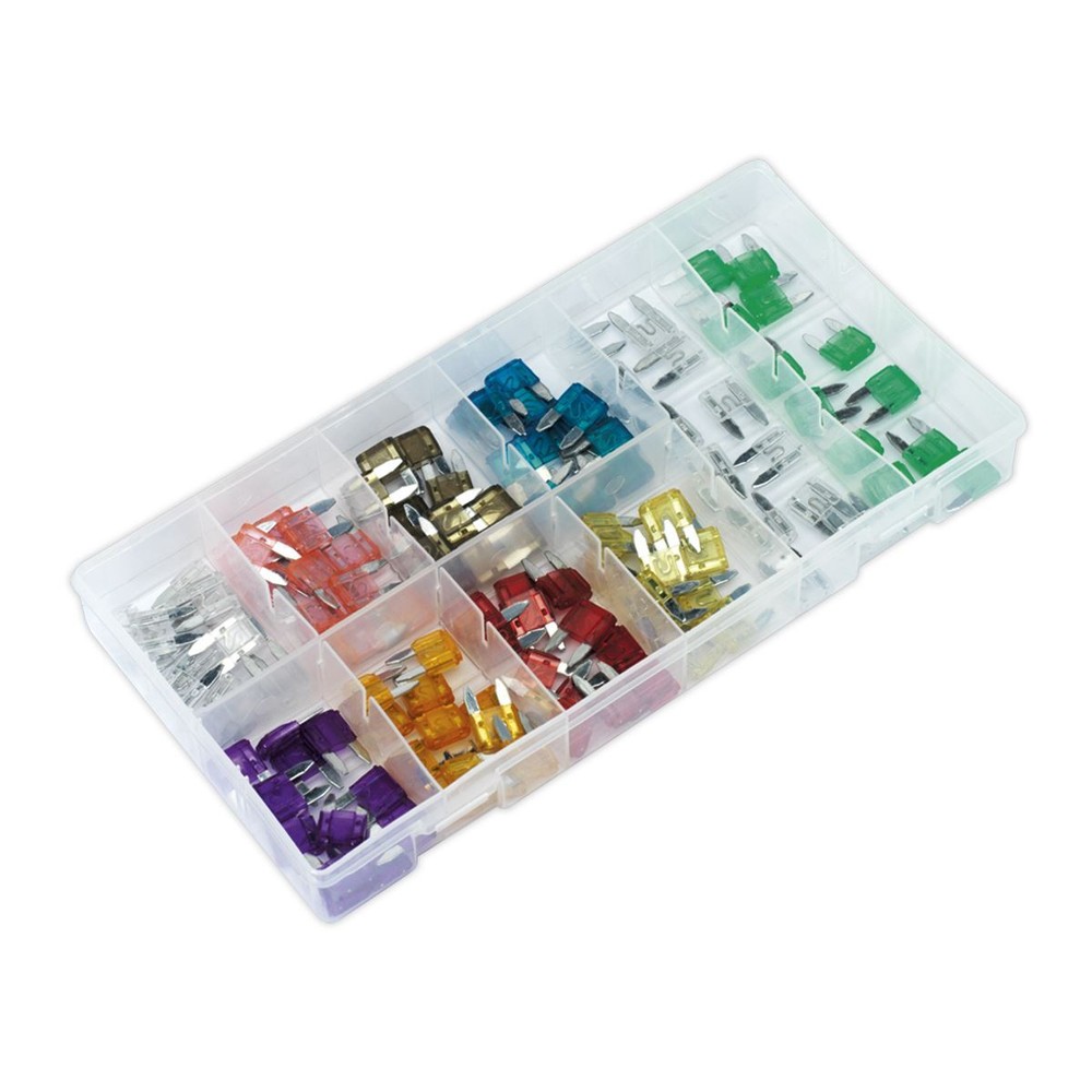 Sealey BCF100 Automotive MINI Blade Fuse Assortment 100pc