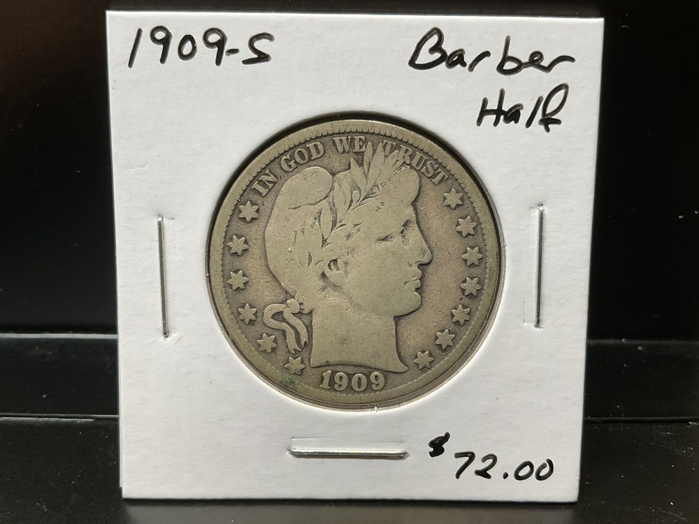 1909-S  Barber Half