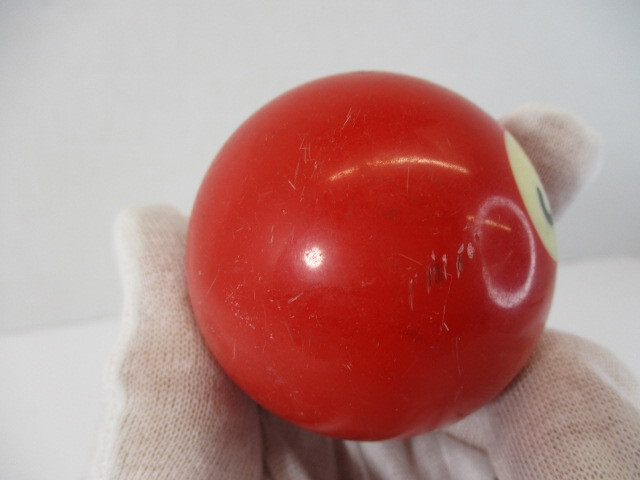 Pool Ball # 3 Solid Red 2-1/4" Diameter Single Ball 2.242" Round 3 Billiards EC