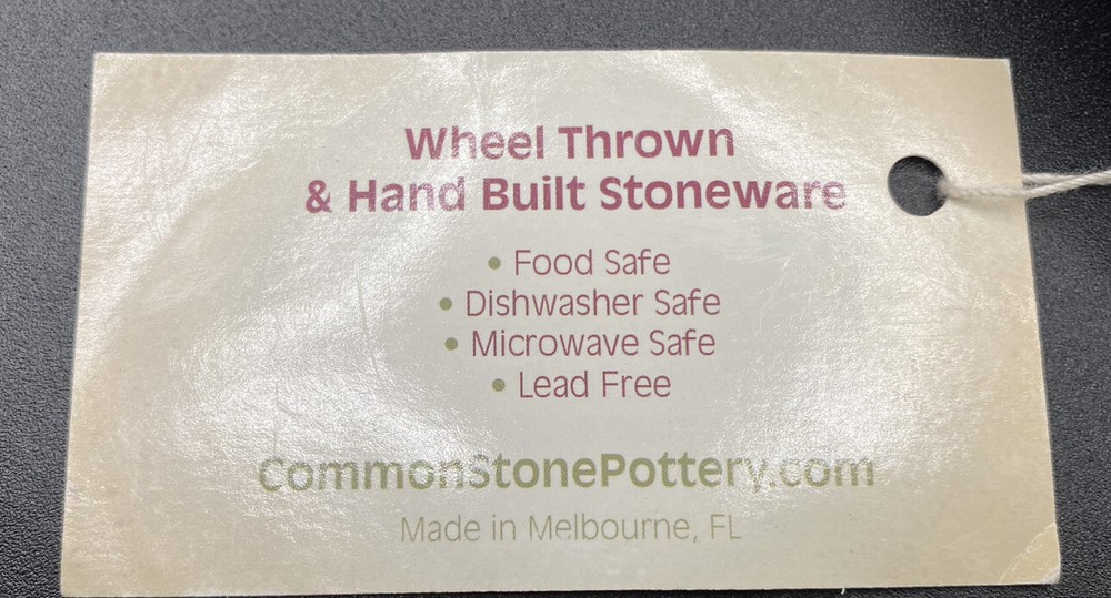 Common Stone Pottery Speer Turtle Hatchling Returning To Ocean Dish