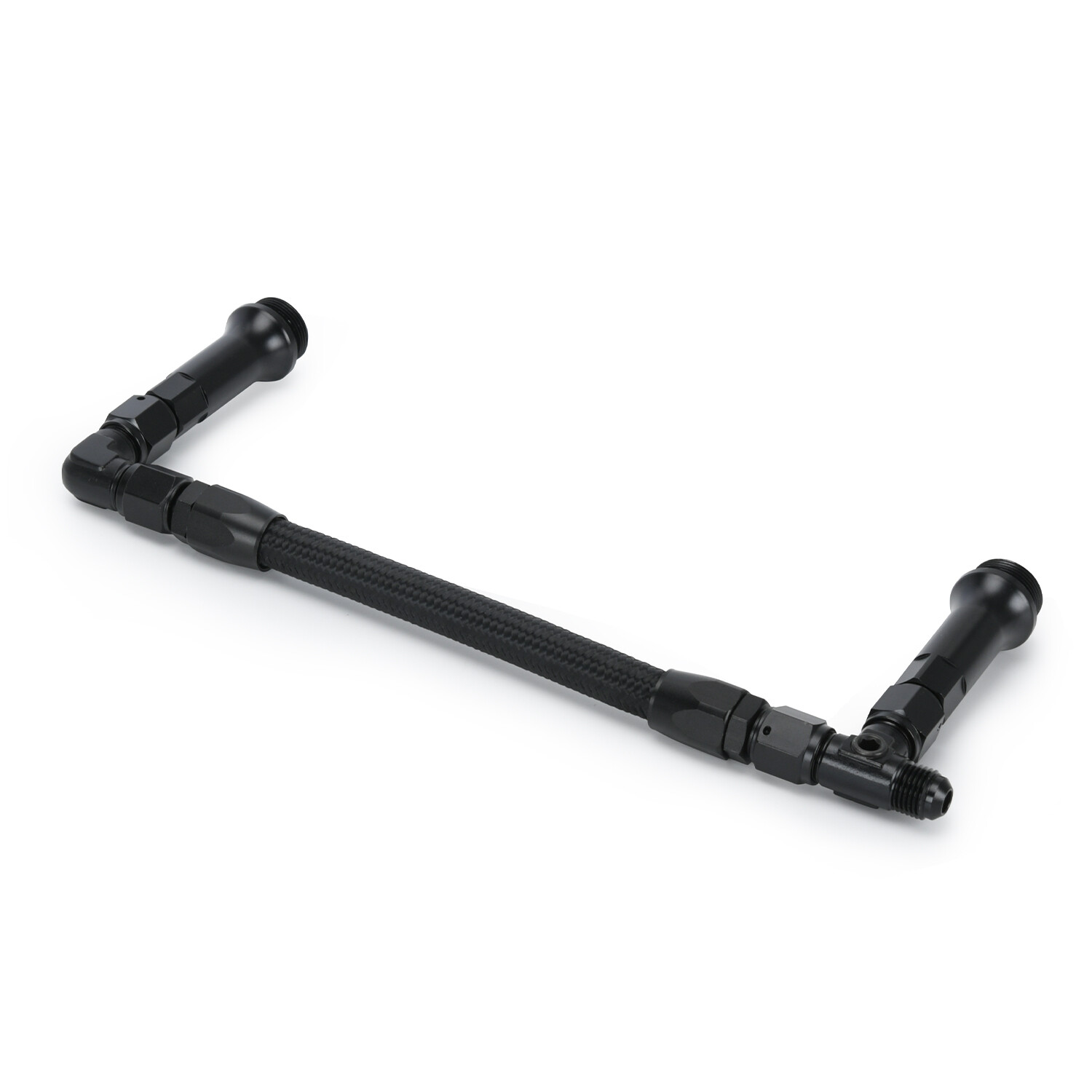 7/8-20 Dual Feed Aluminum Fuel Log Line For Holley Carburetor Double Pumper 4150