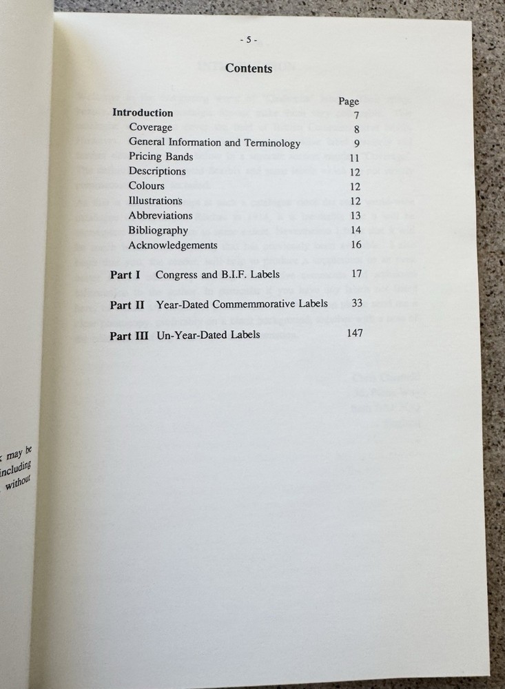 Great Britain Commemorative Labels Pre 1950 Chatfield Cinderella Handbook 8