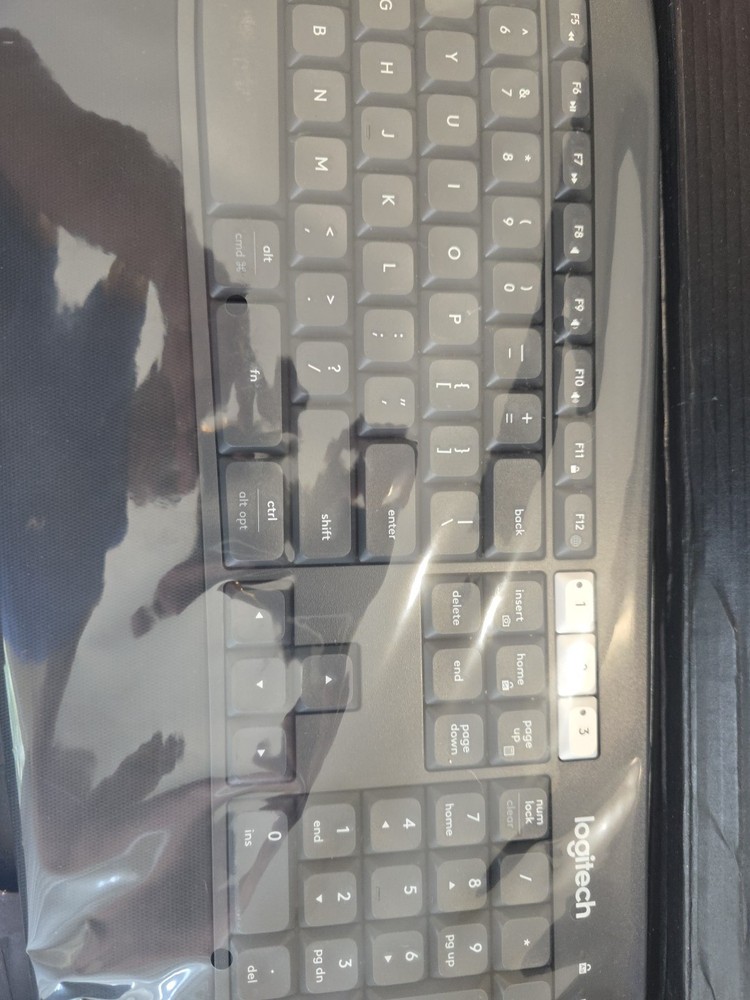 Logitech K850 Wireless Keyboard & Mouse - Black