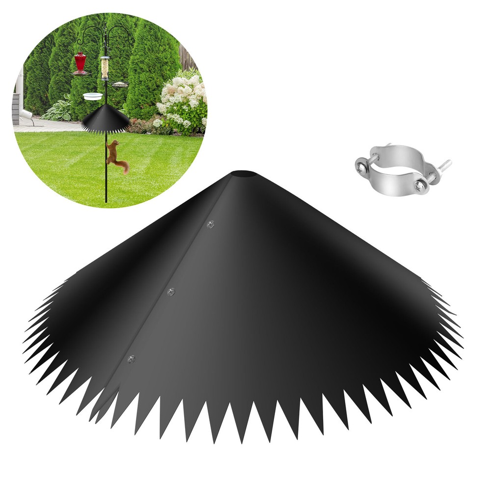 Around-wrap Squirrel Baffles 18'' Bird Feeder Squirrel Proof Baffle