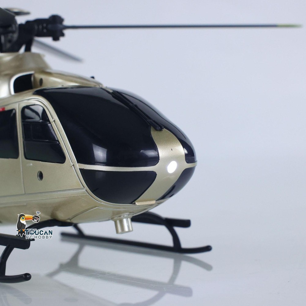 6CH RC Simulation Helicopter Model EC135 1/36 Stunt Airplane Reverse Flight