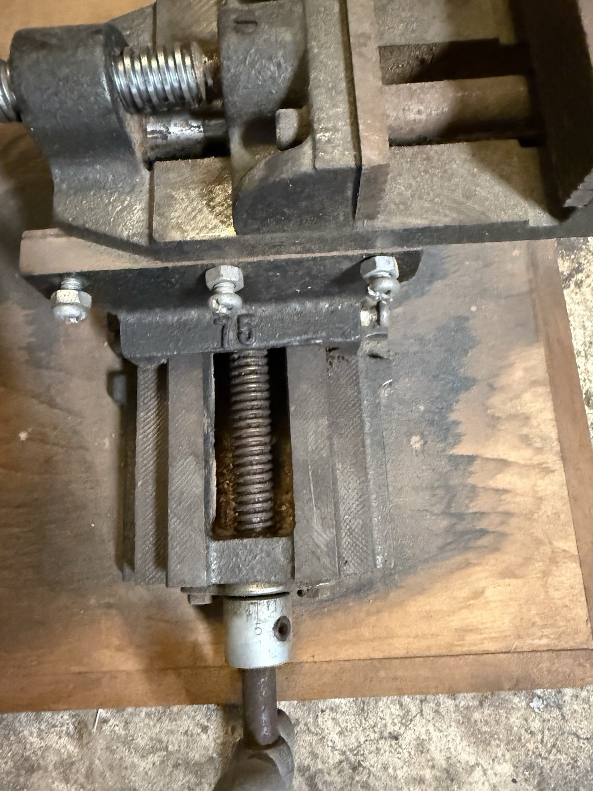 AMT 3 1/4” Jaws No 75 2 axis drill press vise adjustable locking Mounted