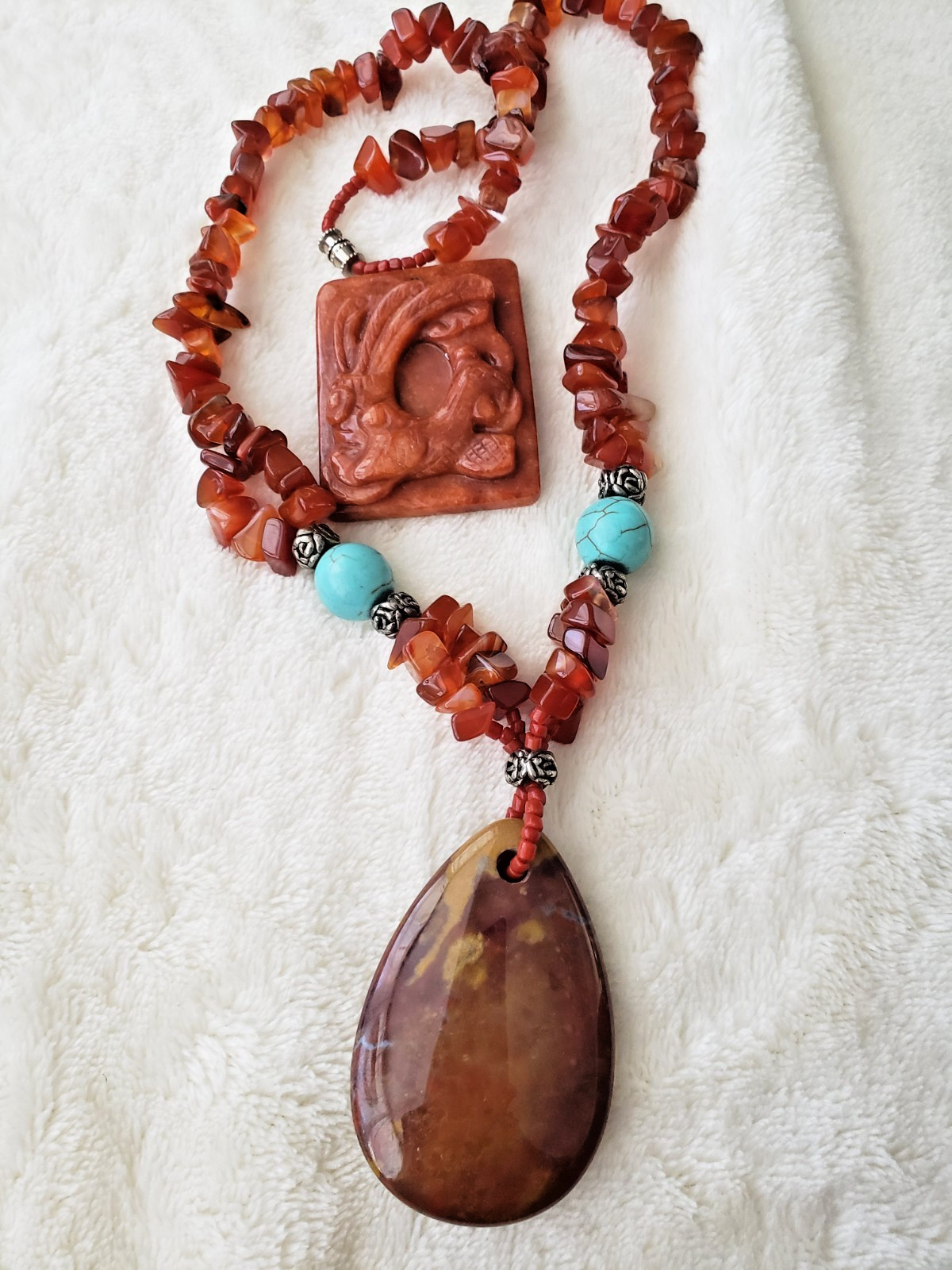 Southwest jewelry lot Sterling Brass Turquoise etc Singed J King DTR Deplause&