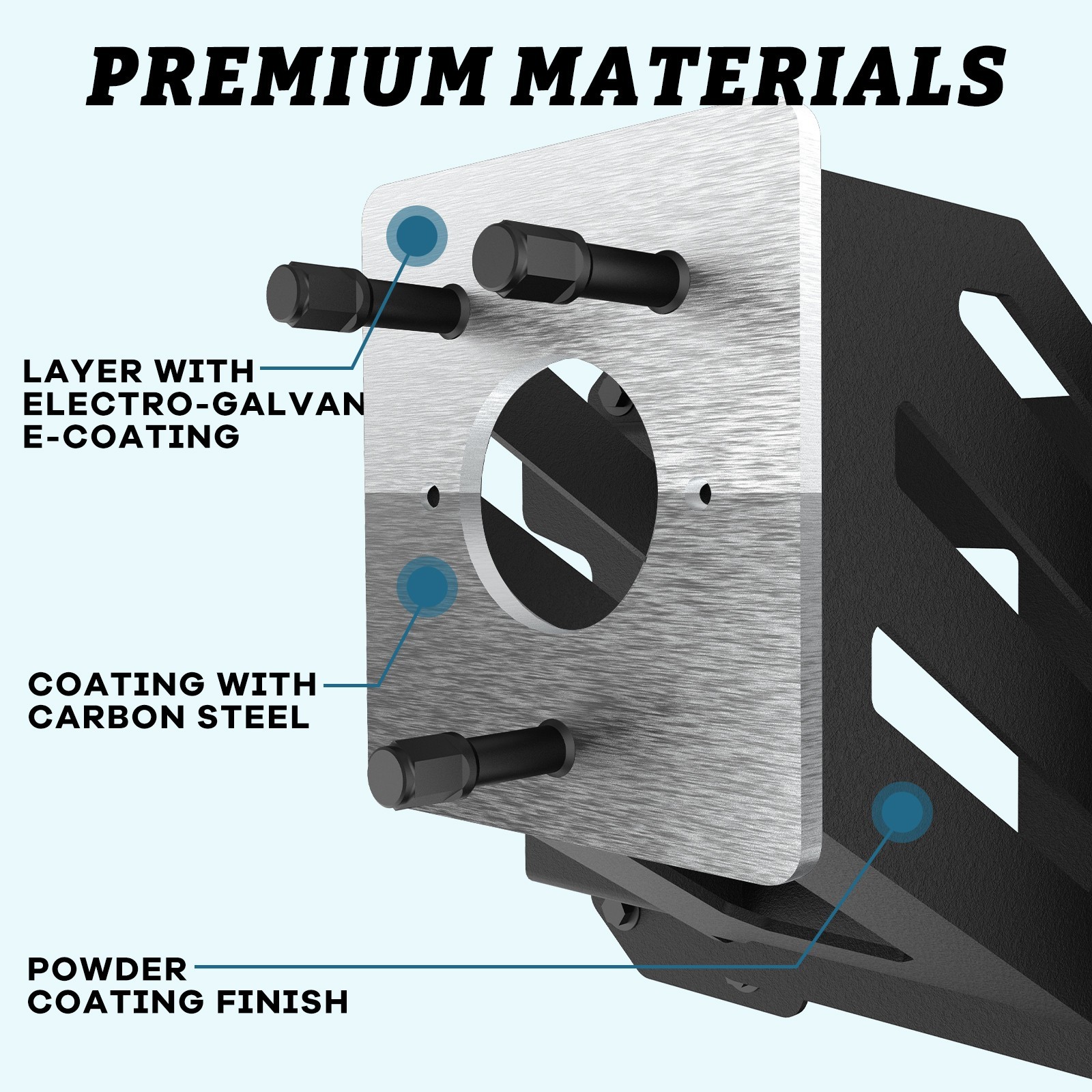 New Spare Tire Carrier Tire Rack For 2018-2025 Jeep Wrangler JL JLU Steel