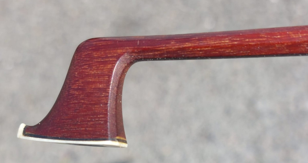 Vintage german violin bow 4/4 silver mounted