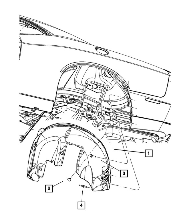 Genuine Mopar Splash Shield Left 5028747ad