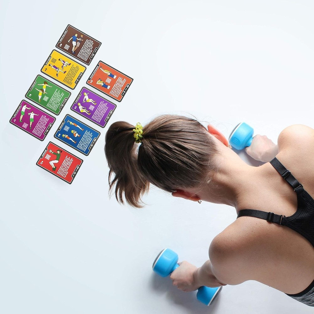 Stack 52 Dumbbell Exercise Cards - Workout Playing Card Game - 2019 Base Deck