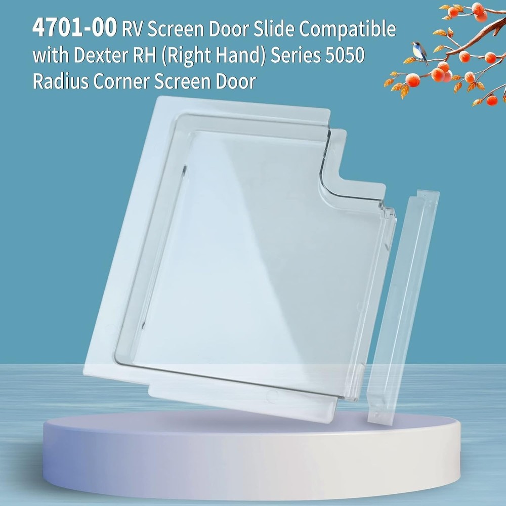 RV Screen Door Slide Panel 4701-00 Clear Replacement