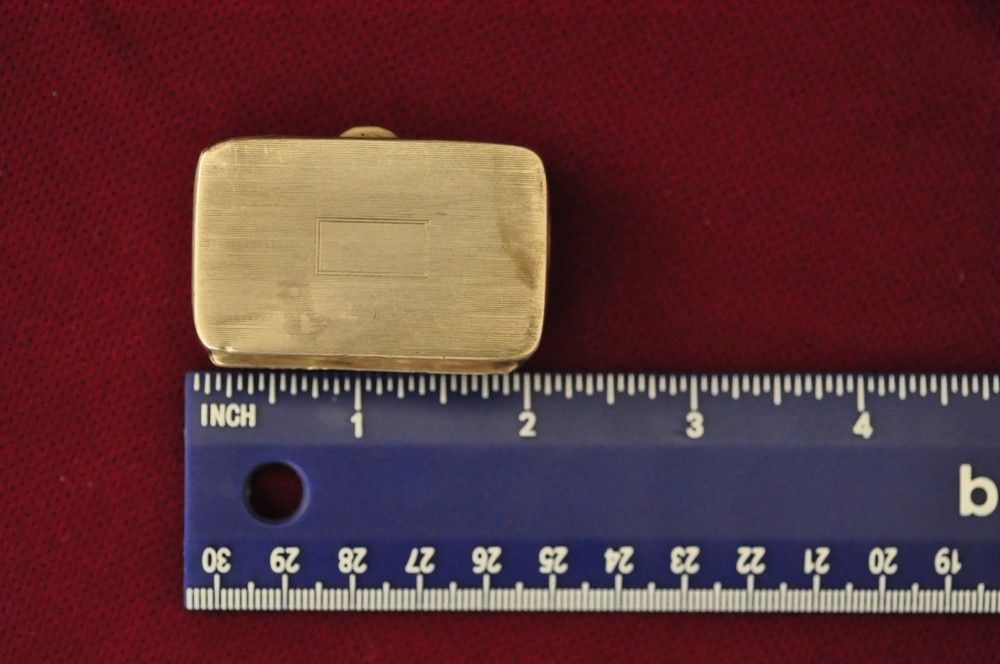 Vintage Webster Sterling Silver Pill Box – Rectangular 2" × 1.25" 30g No Monog.