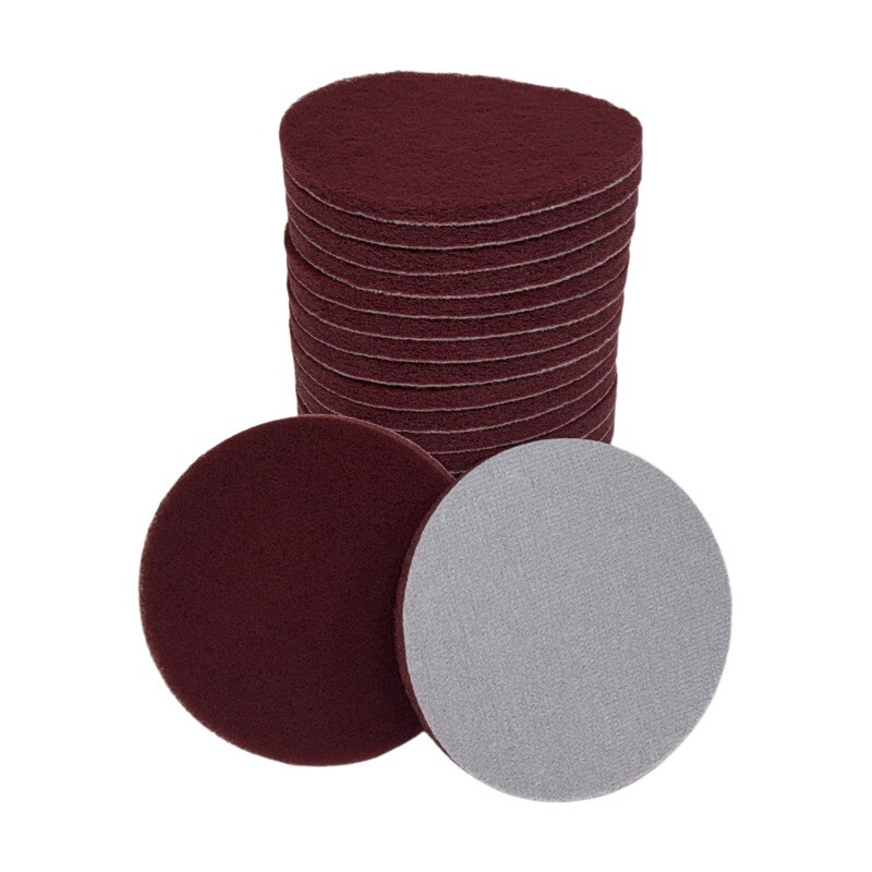 Scrubber Scouring Pads Drill Scuffing Disc Hook&Loop Surface Conditioning 25pcs