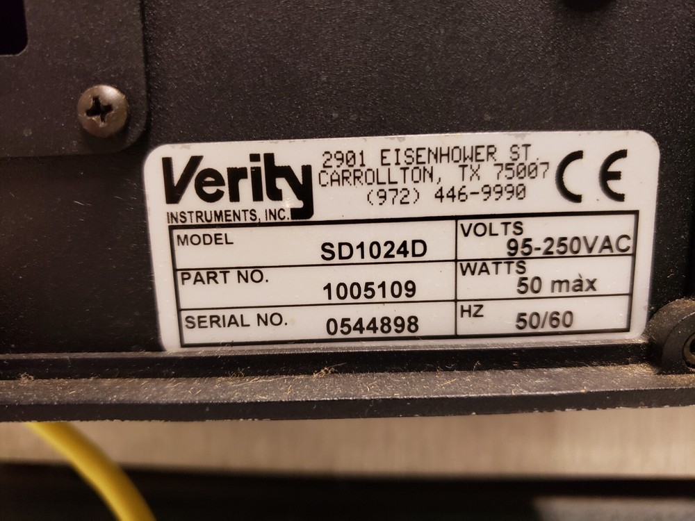 Verity Instruments SD1024D Spectrometer Spectrograph VI1.11a