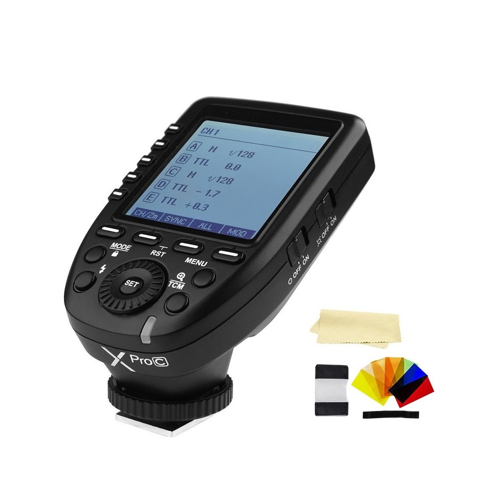 Godox XPro-C E-TTL 2.4G High-Speed Sync Wireless Flash Trigger Transmitter Co...