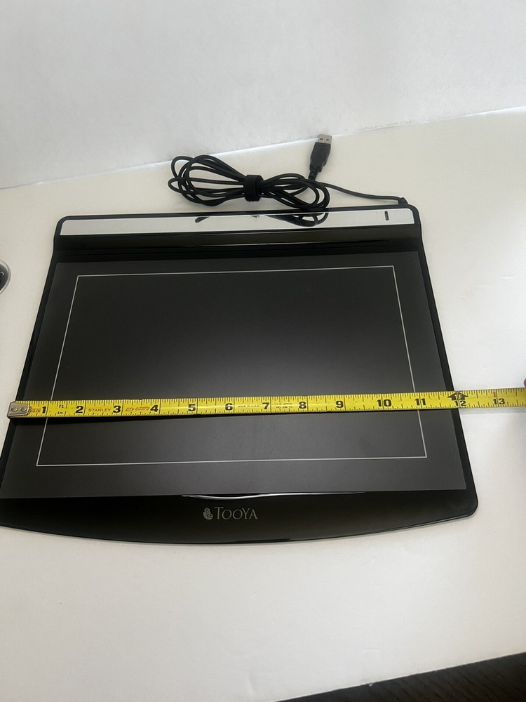 Tooya Pro Professional Graphic Tablet Complete Adobe Elements 7 Slim USB W/ Pen