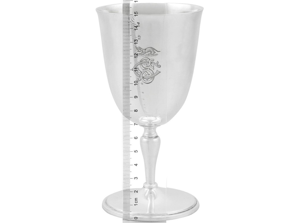 Antique Victorian Sterling Silver Goblet 1871