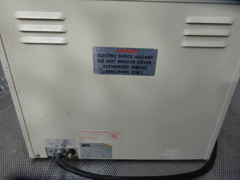 NAPCO Model 9000-D Autoclave Sterilizer (Missing Fuse Cap)
