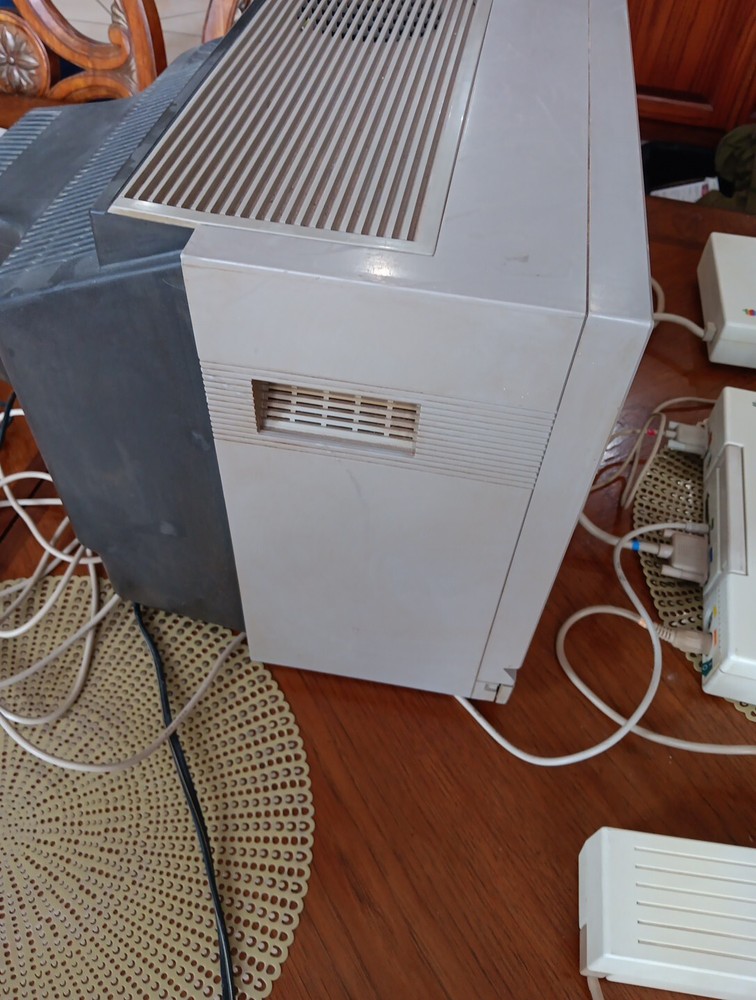 Vintage Apple IIc 2c A2S4100 - Computer and Power Supply Plus Extras Mouse, Disk