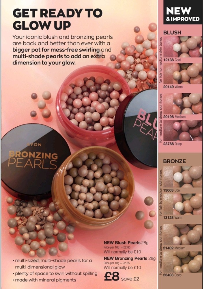 Avon Bronzing Pearls | Contouring Beads | New & Improved Bronzer