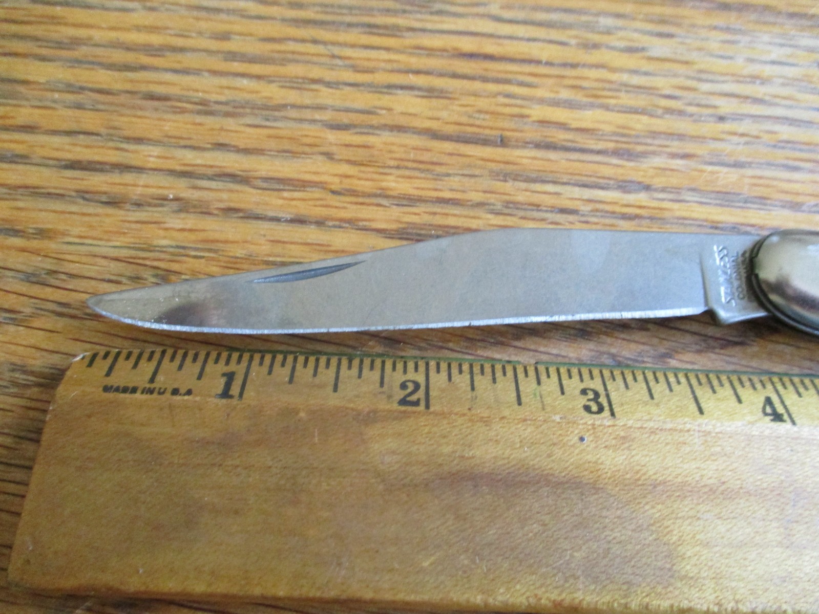 3 Fish Knives Single Blade Knife NOS Colonial Knife USA Stainless