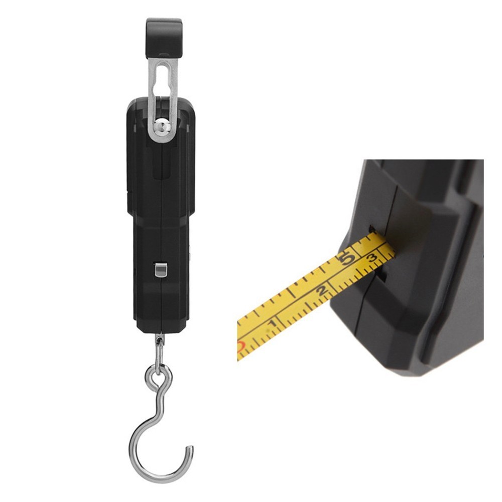 Fishing Electronic Digital Scale with Retractable Handle 10g 75kg Range