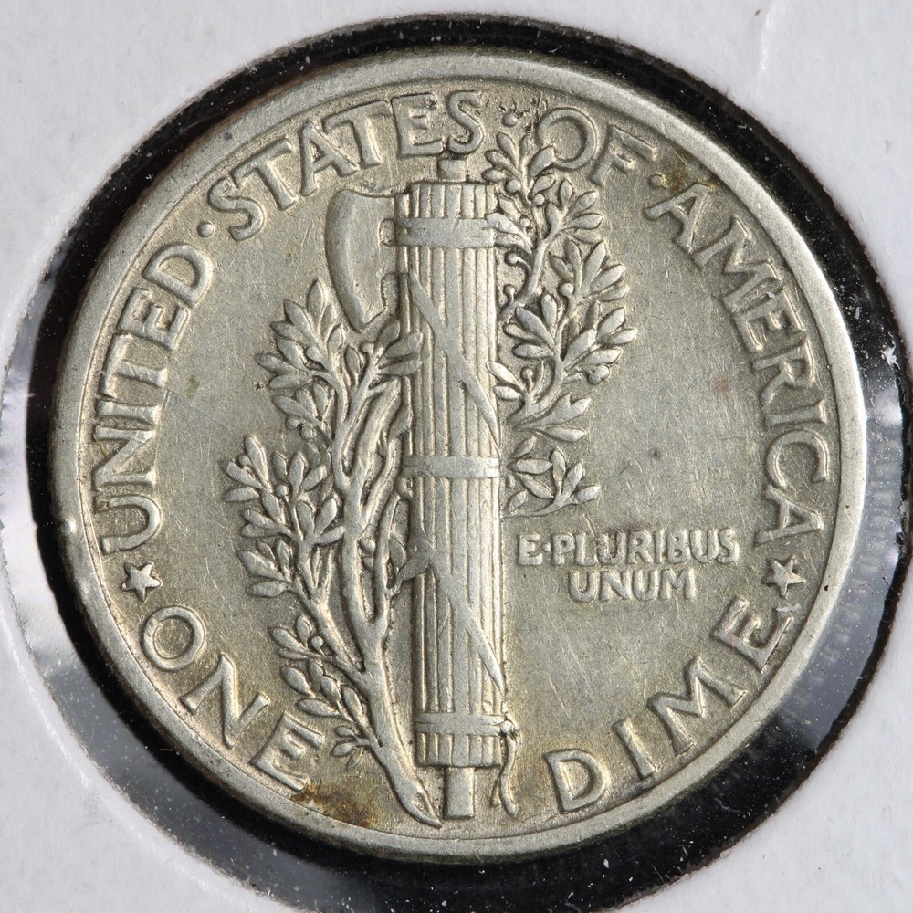 1926 Mercury Silver Dime AU E175 WE